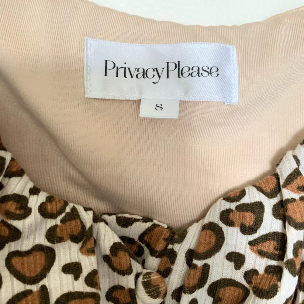 Privacy Please Cheetah Top - Picture 4 of 4